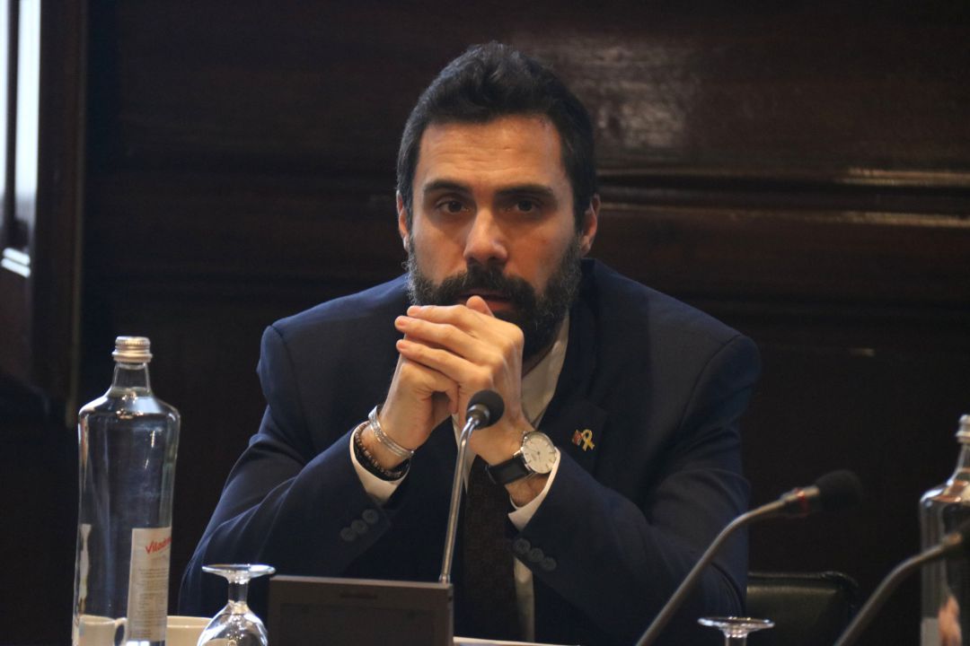 El president del Parlament catalán, Roger Torrent El president del Parlament catalán, Roger Torrent