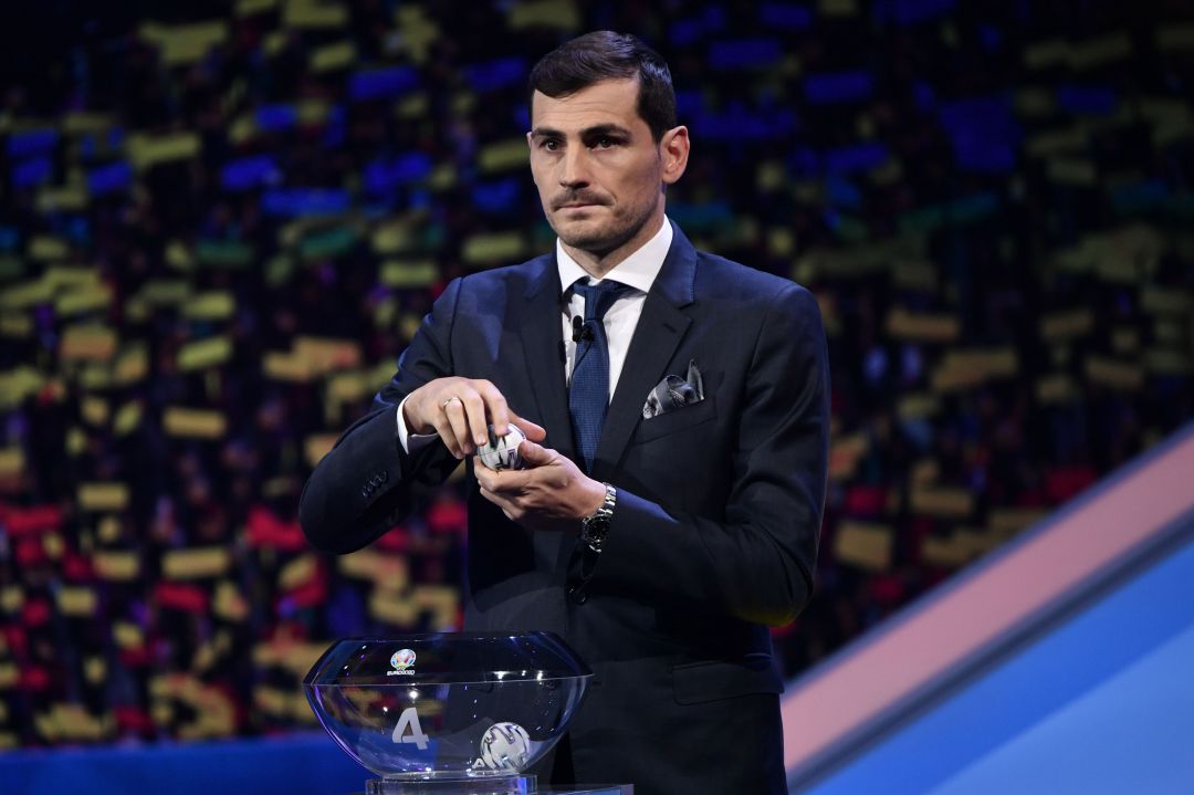 Iker Casillas, en el sorteo de la Eurocopa 2020. Iker Casillas, en el sorteo de la Eurocopa 2020.