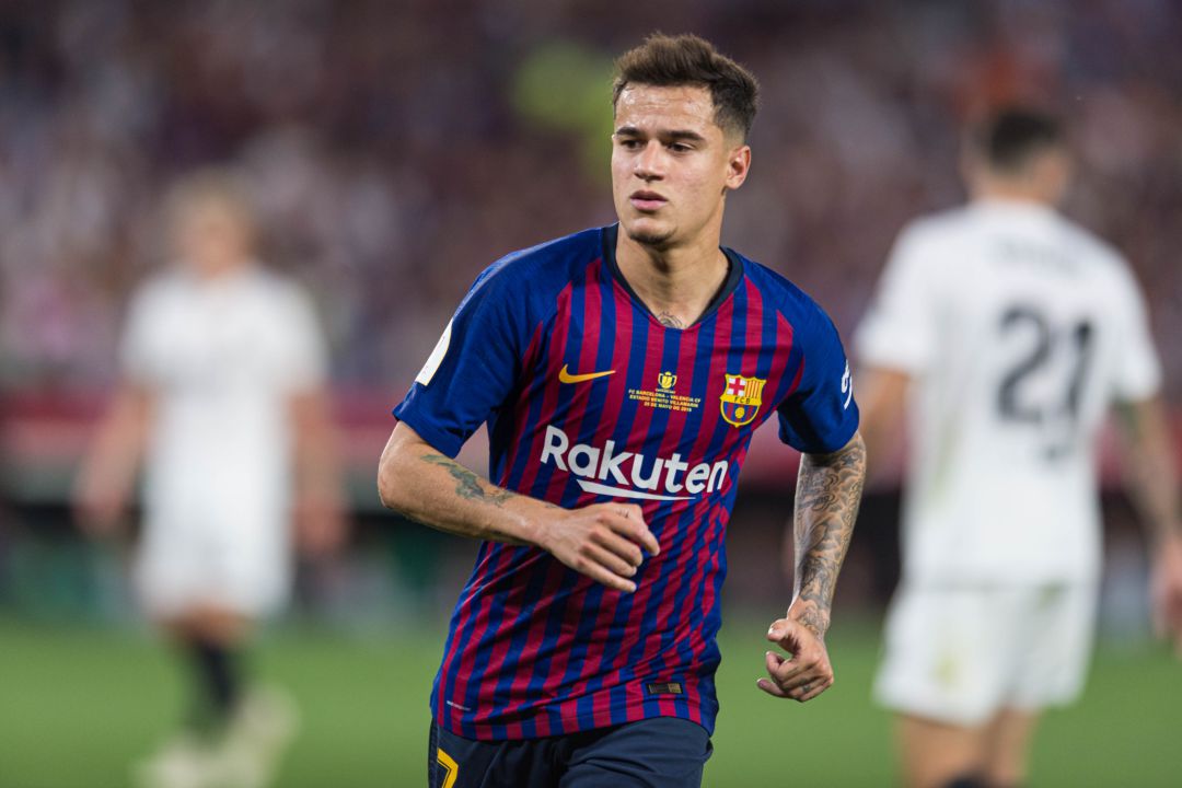 Coutinho, en su etapa en el Barcelona. Coutinho, en su etapa en el Barcelona.