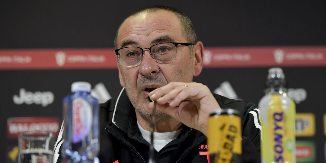 Maurizio Sarri, durante una rueda de prensa Maurizio Sarri, durante una rueda de prensa
