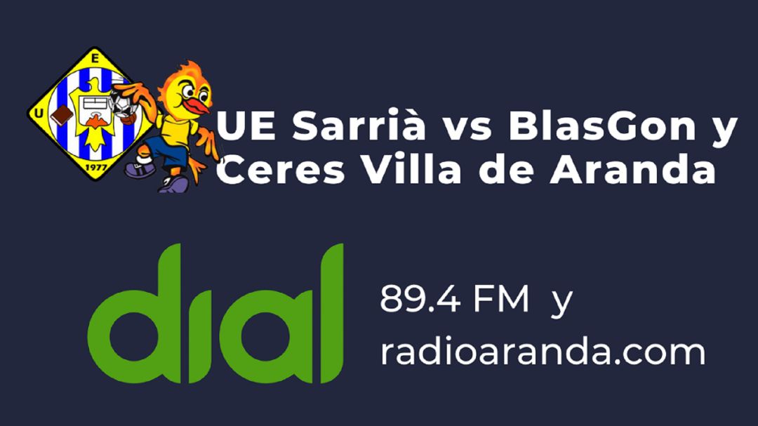 El duelo del BlasGón y Bodegas CERES ante Sarrià podrá seguirse en directo por Dial y radioaranda.com El duelo del BlasGón y Bodegas CERES ante Sarrià podrá seguirse en directo por Dial y radioaranda.com