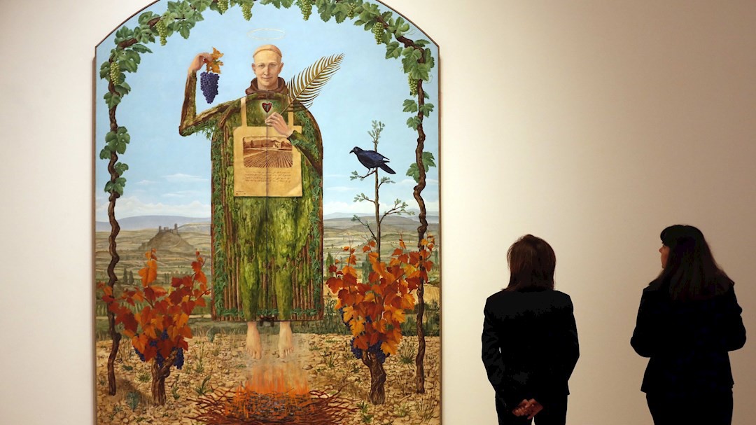 El Bellas Artes muestra el realismo mágico del pintor vasco Vicente Ameztoy
