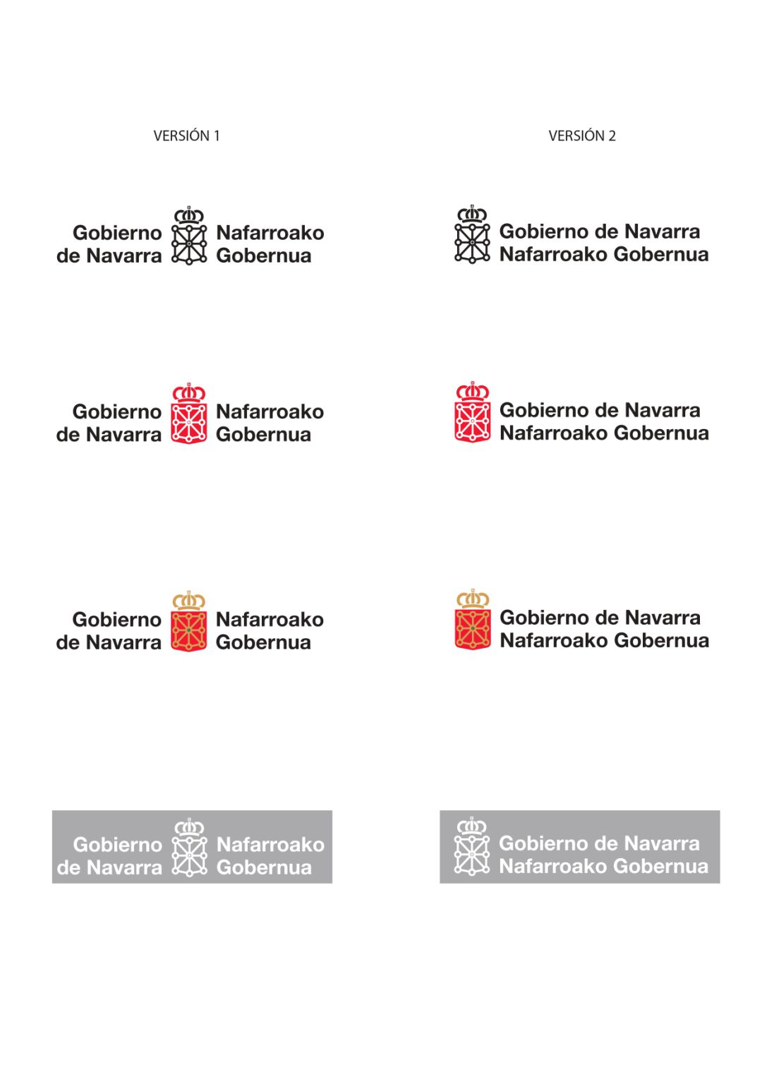 Nuevos logos del Gobierno de Navarra Nuevos logos del Gobierno de Navarra