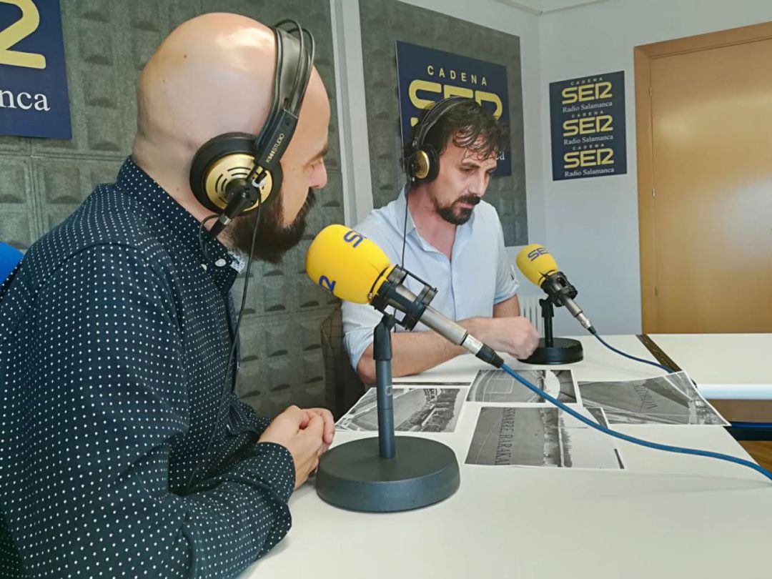 Tom, en una visita a los estudios de SER Deportivos Salamanca. Tom, en una visita a los estudios de SER Deportivos Salamanca.
