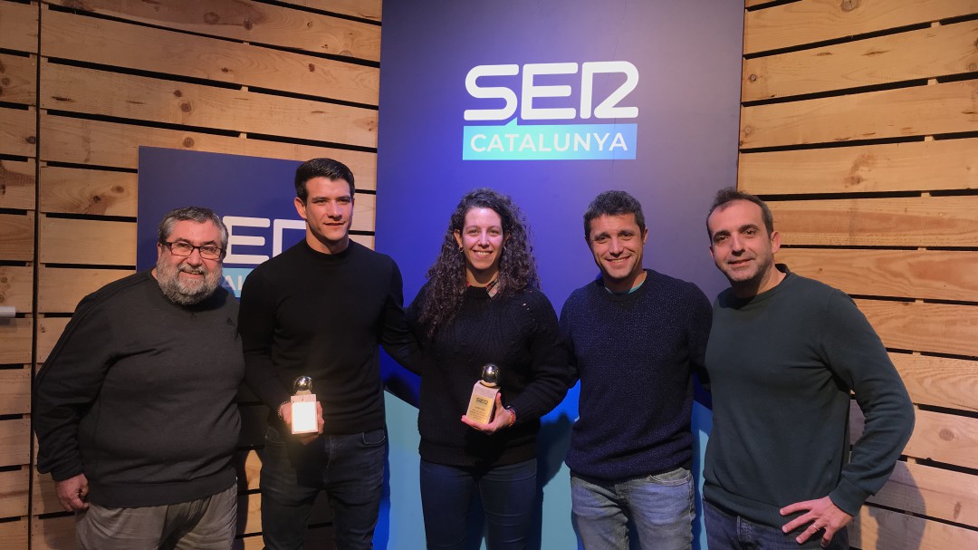 SER Catalunya entrega la 'Bola d'Or' a María Díez i Pablo Álvarez