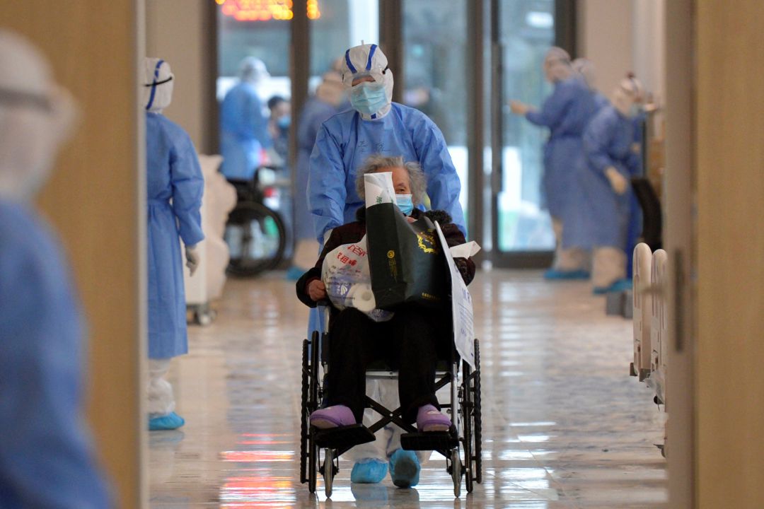 Hospital en Wuhan. Hospital en Wuhan.