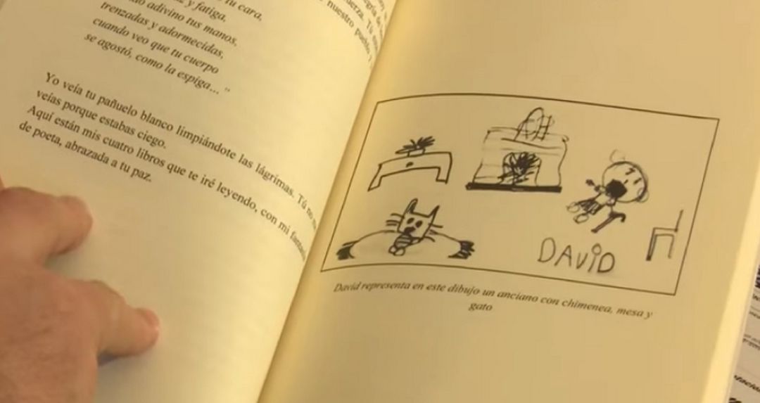 Dibujos de David Martínez Navas en el poemario Dibujos de David Martínez Navas en el poemario