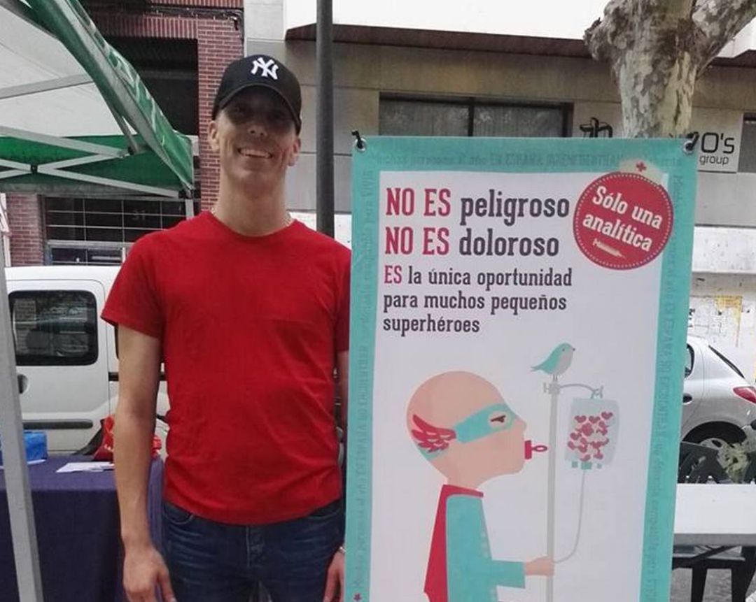 Tonet Benevanet en Gandia en una de las campañas de concienciación Tonet Benevanet en Gandia en una de las campañas de concienciación