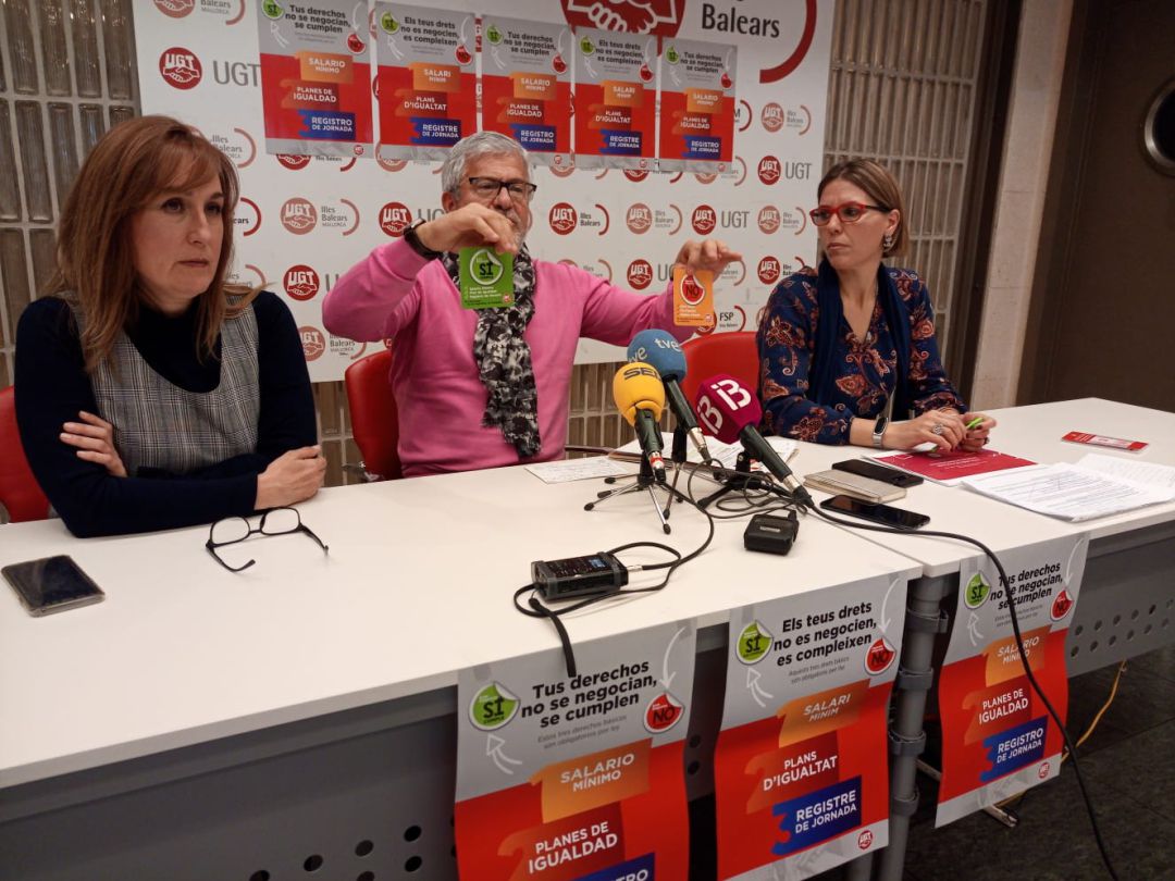 Rueda de prensa de UGT para presentar la campaña "Tus derechos no se negocia, se cumplen". Rueda de prensa de UGT para presentar la campaña "Tus derechos no se negocia, se cumplen".