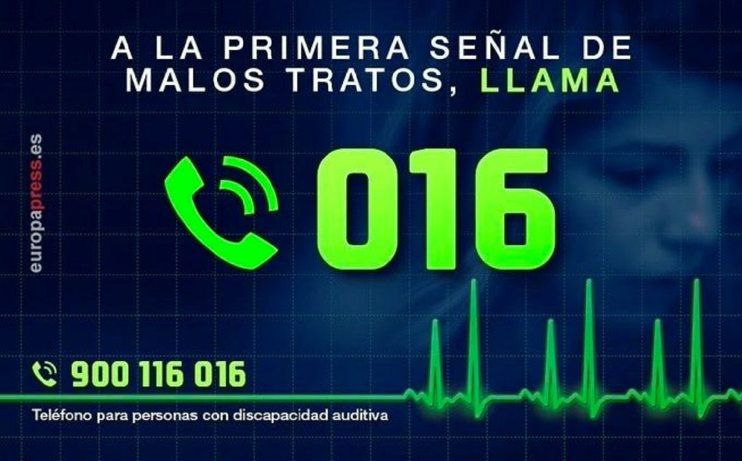 Teléfono de asistencia 016 para atender situaciones de violencia de género Teléfono de asistencia 016 para atender situaciones de violencia de género