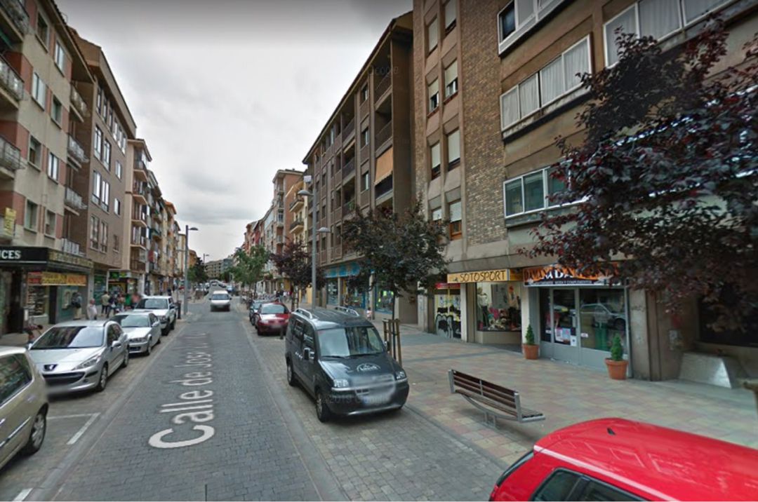 Calle José Zorrilla de Segovia. Calle José Zorrilla de Segovia.