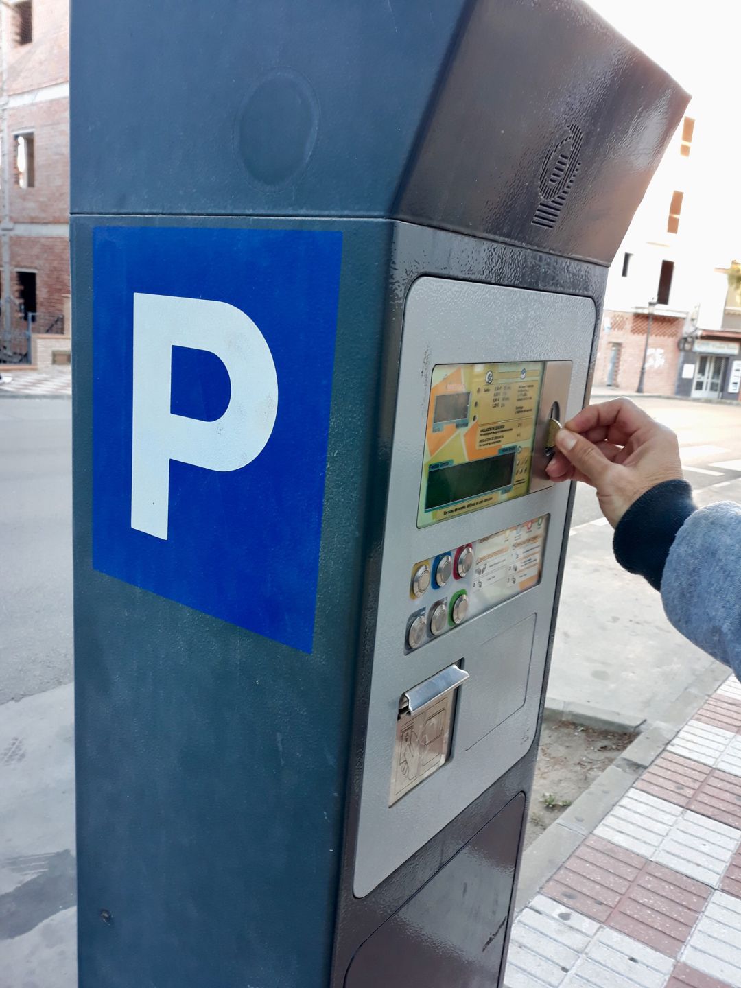 Un parquímetro similar a los que gestiona la empresa. Un parquímetro similar a los que gestiona la empresa.