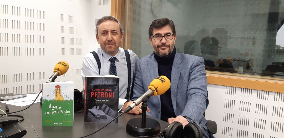 Chema Contreras, director de Rincón Literario, y Francisco del Pozo, autor de 'El inverviniente Petroni' Chema Contreras, director de Rincón Literario, y Francisco del Pozo, autor de 'El inverviniente Petroni'