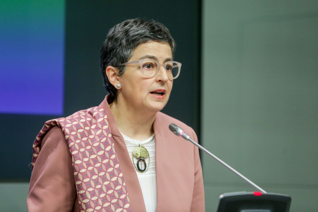 La ministra de Asuntos Exteriores, Unión Europea y Cooperación, Arancha González Laya.
La ministra de Asuntos Exteriores, Unión Europea y Cooperación, Arancha González Laya.