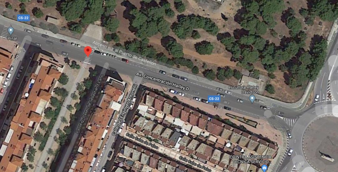 Imagen de la Avenida Concentración Harley Davidson Imagen de la Avenida Concentración Harley Davidson