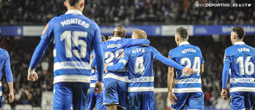 Álex Bergantiños anotó el segundo tanto blanquiazul Álex Bergantiños anotó el segundo tanto blanquiazul