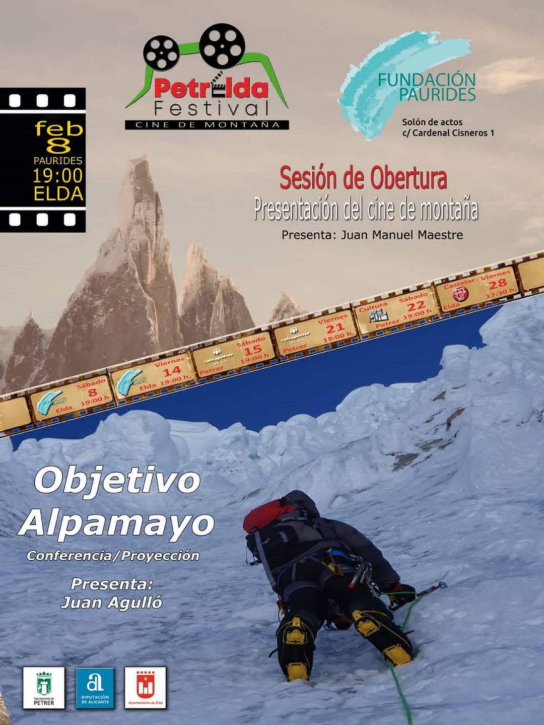 Este fin de semana las sesiones de cine del festival de cine de montaña se centrarán en el alpinismo y en el montañismo inclusivo Este fin de semana las sesiones de cine del festival de cine de montaña se centrarán en el alpinismo y en el montañismo inclusivo