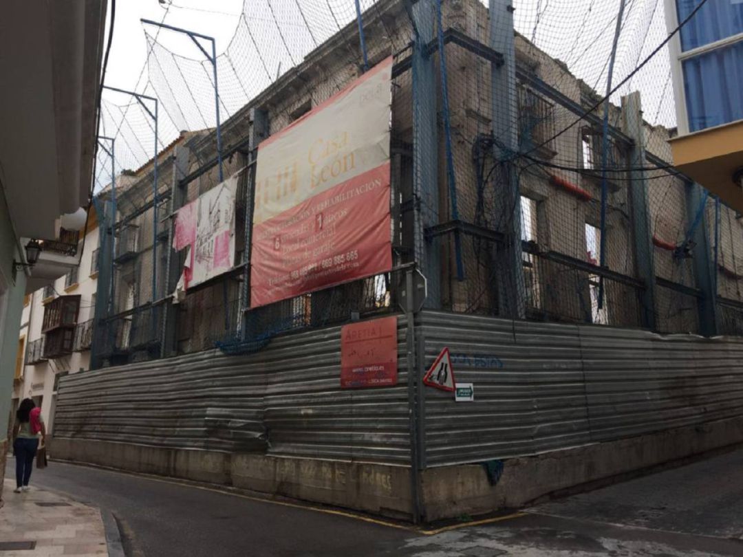 Parcela del casco histórico donde se proyecta un futuro hotel en Lorca Parcela del casco histórico donde se proyecta un futuro hotel en Lorca