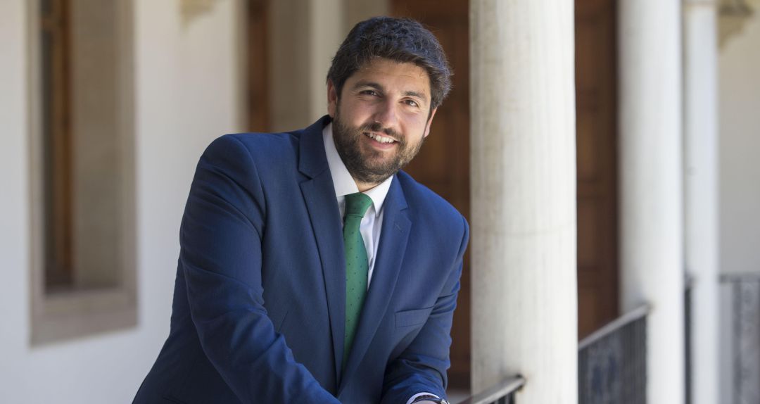 Fernado López Miras, presidente de la comunidad autónoma de la Región de Murcia Fernado López Miras, presidente de la comunidad autónoma de la Región de Murcia