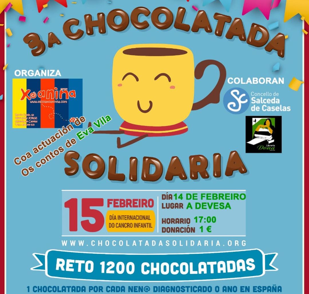 Cartel de la Chocolatada Solidaria en Salceda de Caselas. Cartel de la Chocolatada Solidaria en Salceda de Caselas.