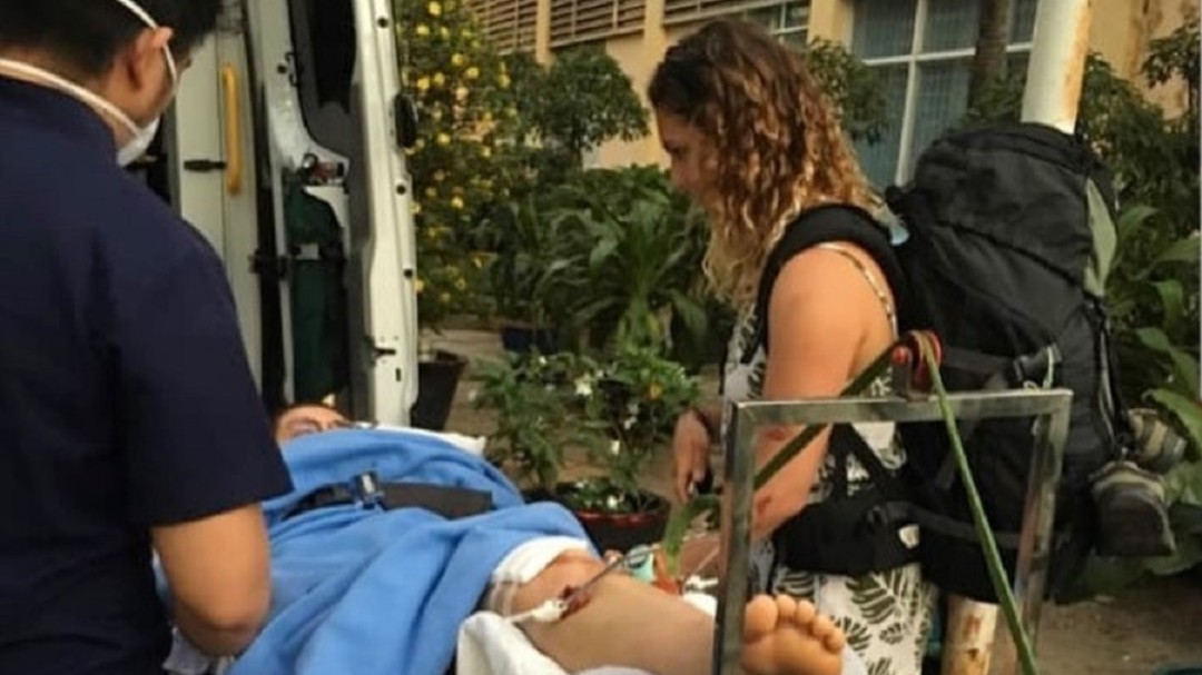 Atrapadas dos zaragozanas en Vietnam tras sufrir un accidente de moto