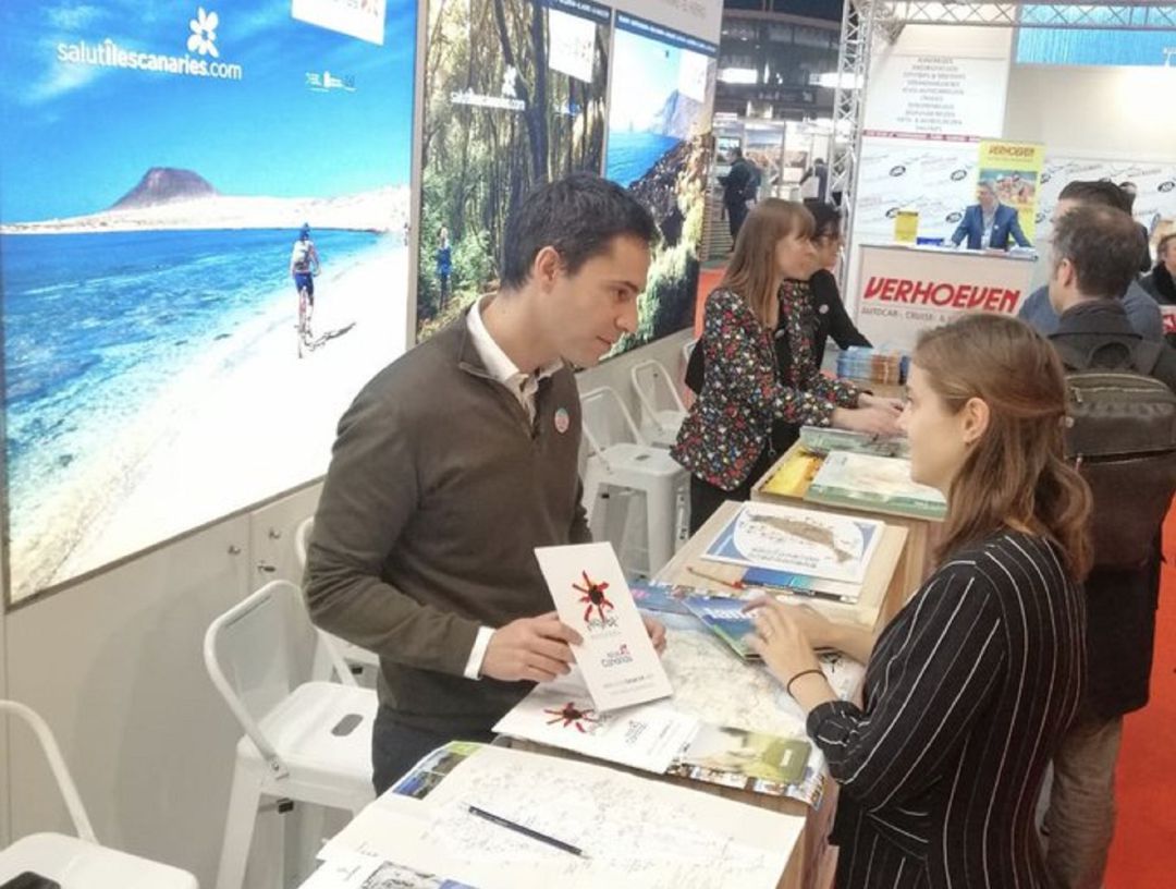 Stand de Turismo Lanzarote en el Salon des Vacances, en Bruselas. Stand de Turismo Lanzarote en el Salon des Vacances, en Bruselas.