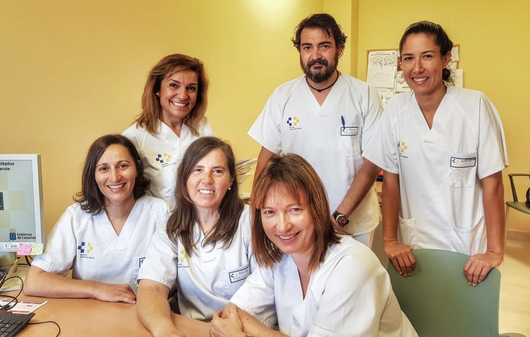 El equipo de enfermeras del Programa de Cuidados para la Atención Domiciliaria de Lanzarote. El equipo de enfermeras del Programa de Cuidados para la Atención Domiciliaria de Lanzarote.
