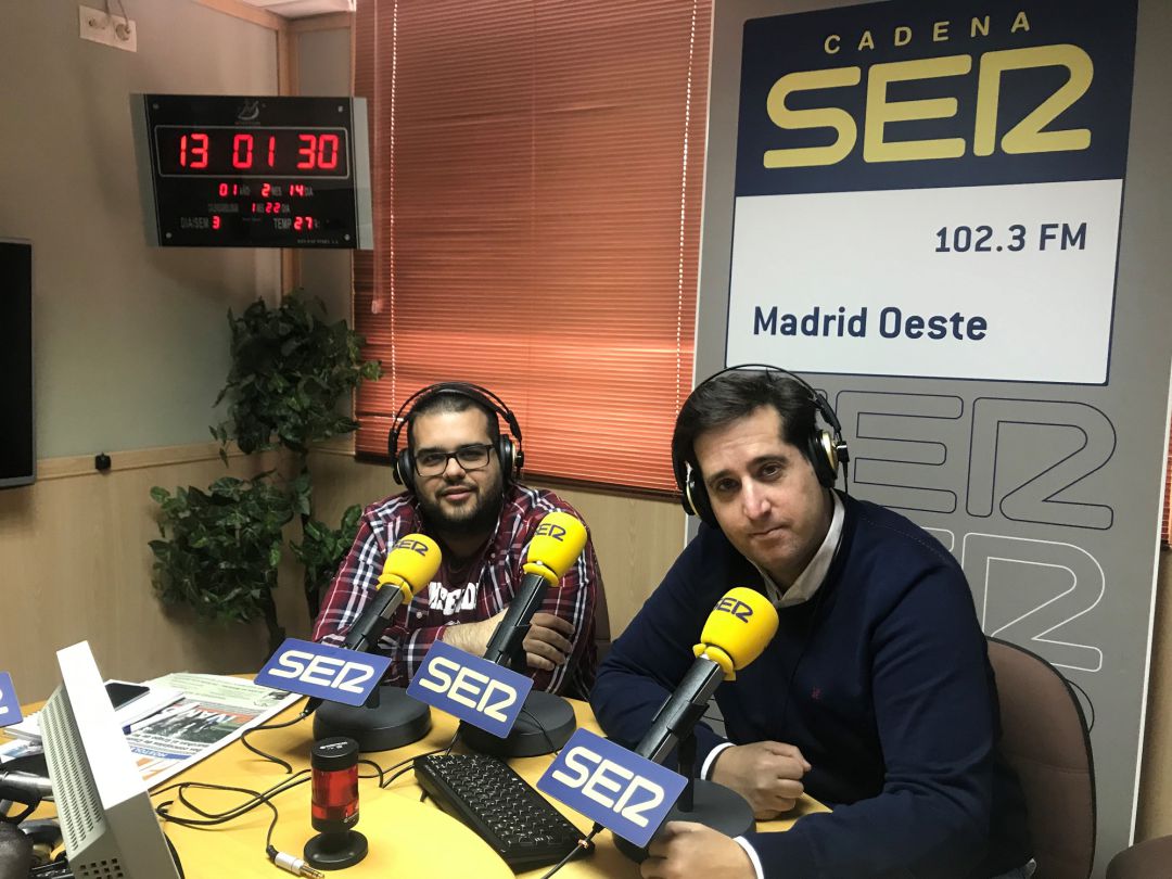 Los periodistas Rubén Sánchez y Gustavo Muñana Los periodistas Rubén Sánchez y Gustavo Muñana