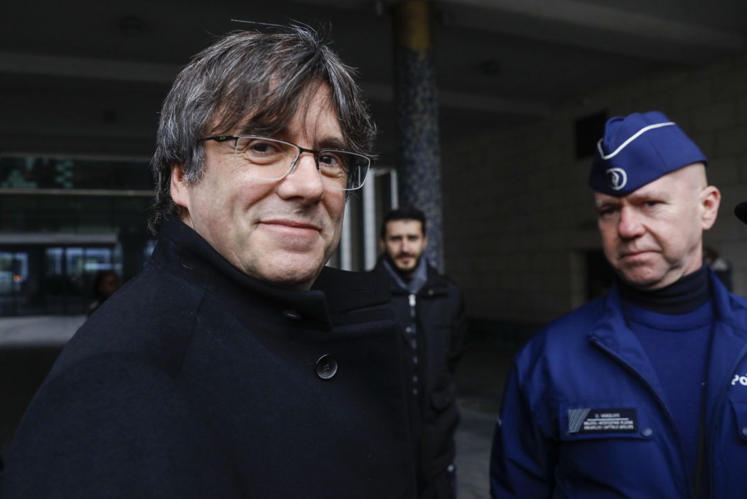 Carles Puigdemont en una imagen de archivo el pasado 3 de febrero en Bruselas. Carles Puigdemont en una imagen de archivo el pasado 3 de febrero en Bruselas.