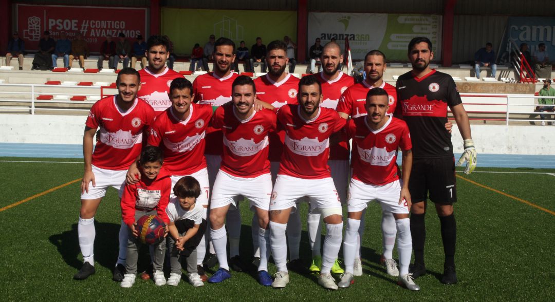 Un once del San Roque. Un once del San Roque.