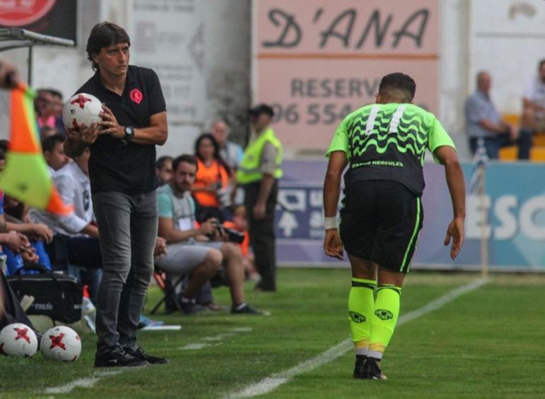 Gustavo Siviero en su anterior etapa como entrenador del Hércules Gustavo Siviero en su anterior etapa como entrenador del Hércules