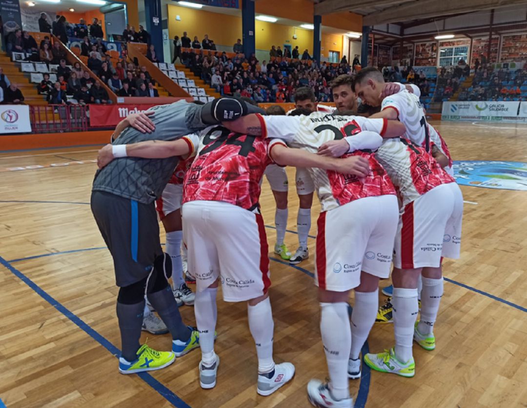 El equipo se conjura antes de su partido ante Burela El equipo se conjura antes de su partido ante Burela