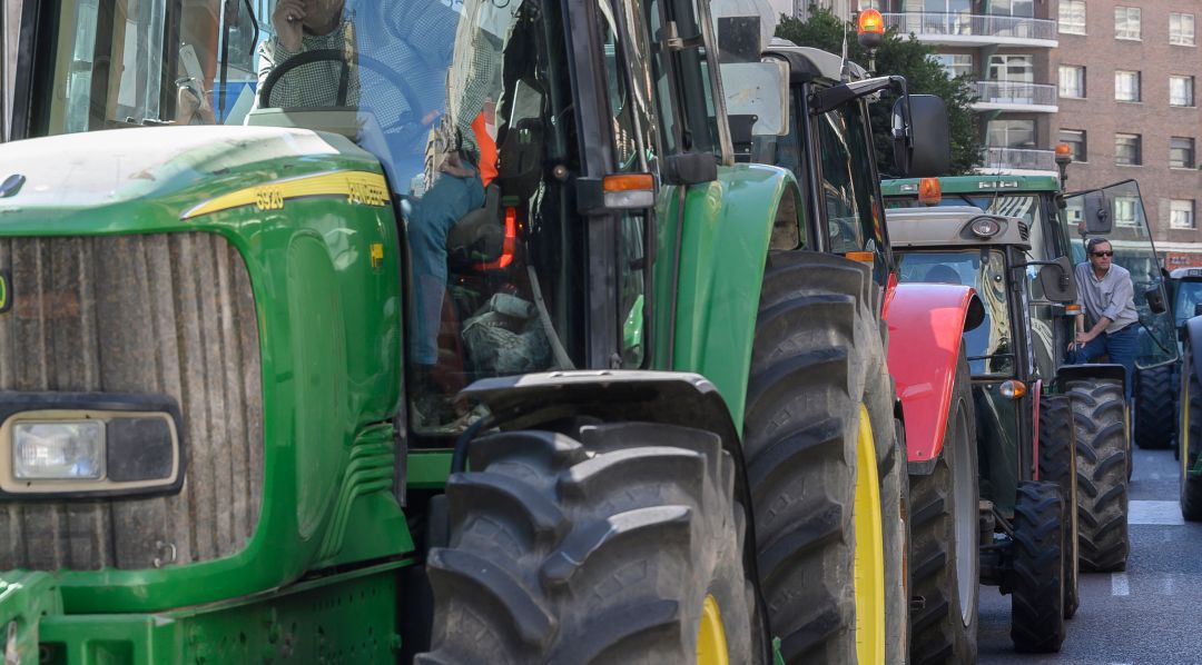 Imágenes de una tractorada Imágenes de una tractorada