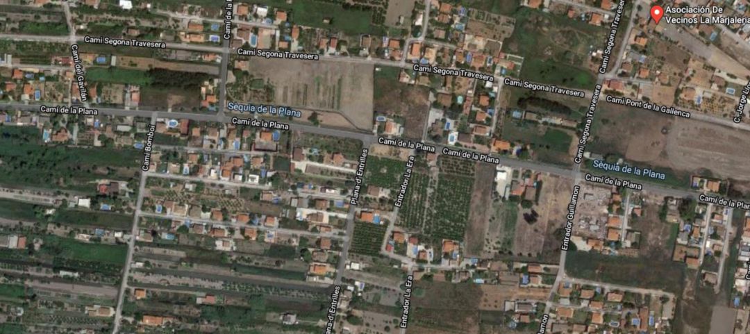 Imagen de la zona de la Marjalería de Castelló Imagen de la zona de la Marjalería de Castelló