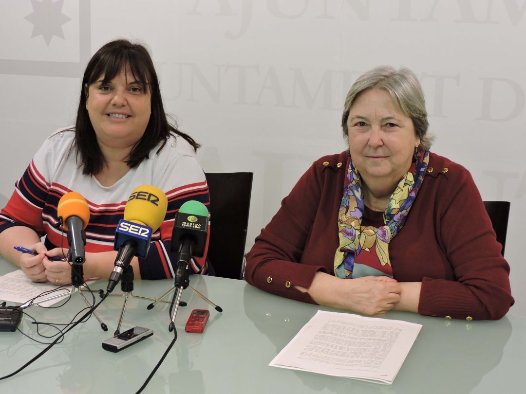 Las concejalas de Bienestar Social y Políticas del Mayor, Cristina Morera y Elisabet Cardona, respectivamente. Las concejalas de Bienestar Social y Políticas del Mayor, Cristina Morera y Elisabet Cardona, respectivamente.
