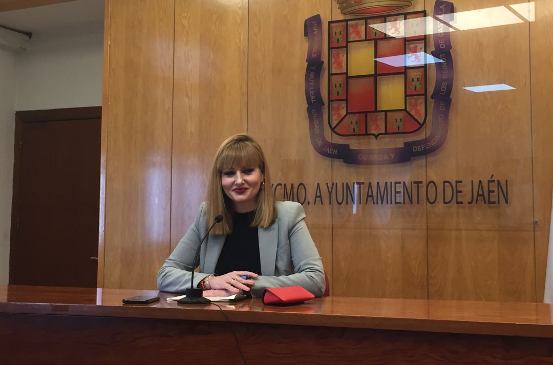 La concejala de Promoción Económica, María Cantos, durante la presentación de OLIVABA 2020. La concejala de Promoción Económica, María Cantos, durante la presentación de OLIVABA 2020.