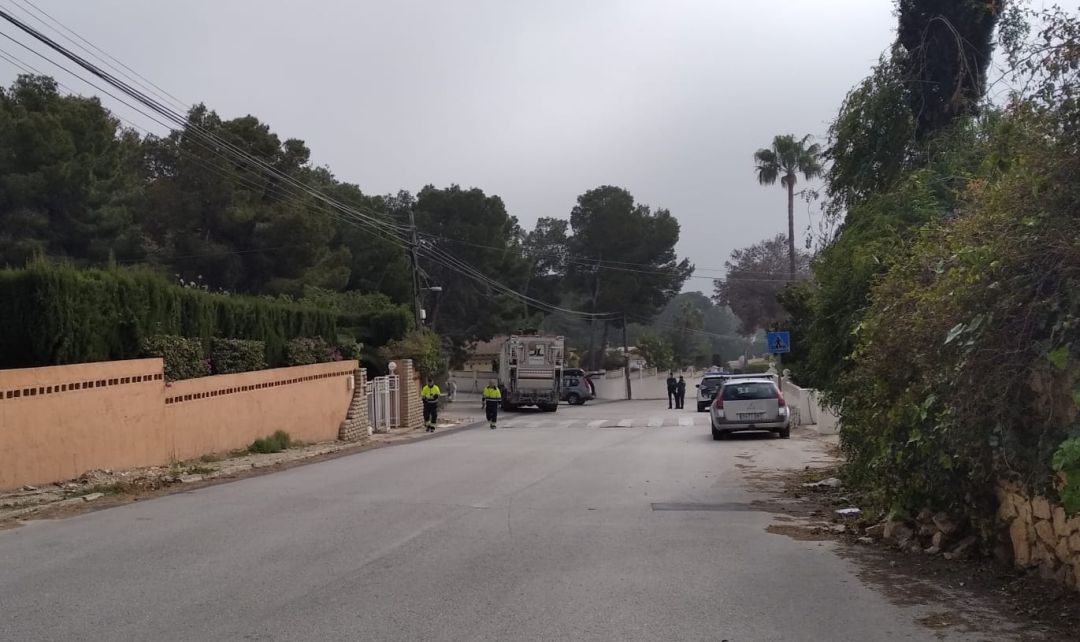 Hallan el cadáver de una mujer en un contenedor de Moraira Hallan el cadáver de una mujer en un contenedor de Moraira