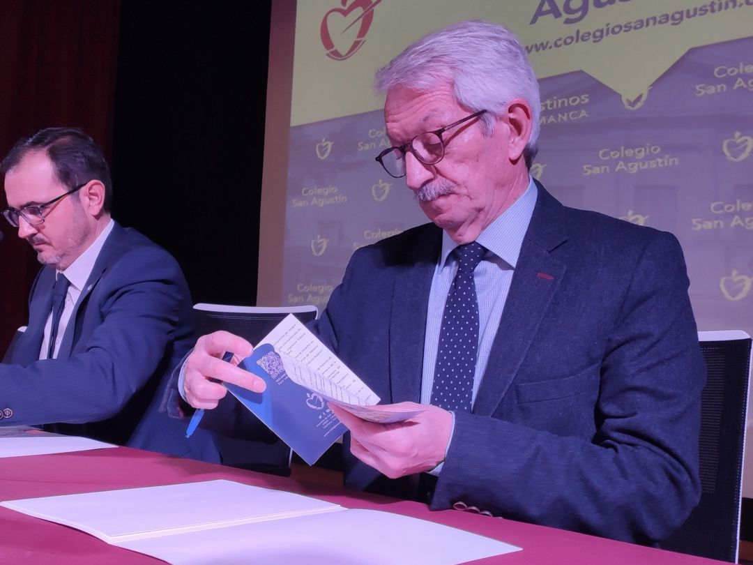 El secretario de Estado de Educación, Alejandro Tiana, en su visita a Salamanca. El secretario de Estado de Educación, Alejandro Tiana, en su visita a Salamanca.