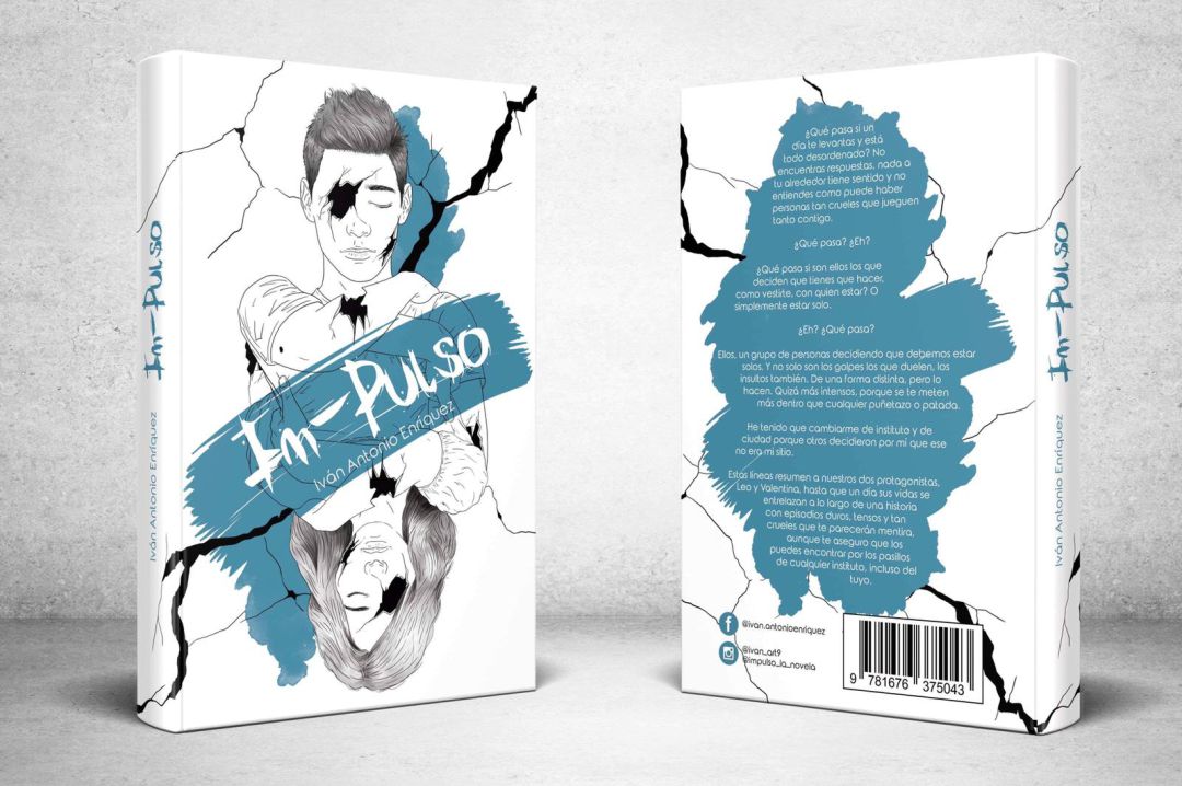 Portada y contraportada de la novela Portada y contraportada de la novela