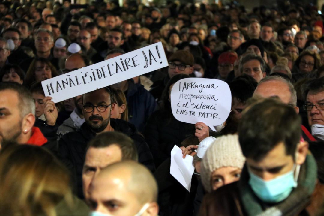 Manifestació de mitjans de gener a Tarragona. Manifestació de mitjans de gener a Tarragona.