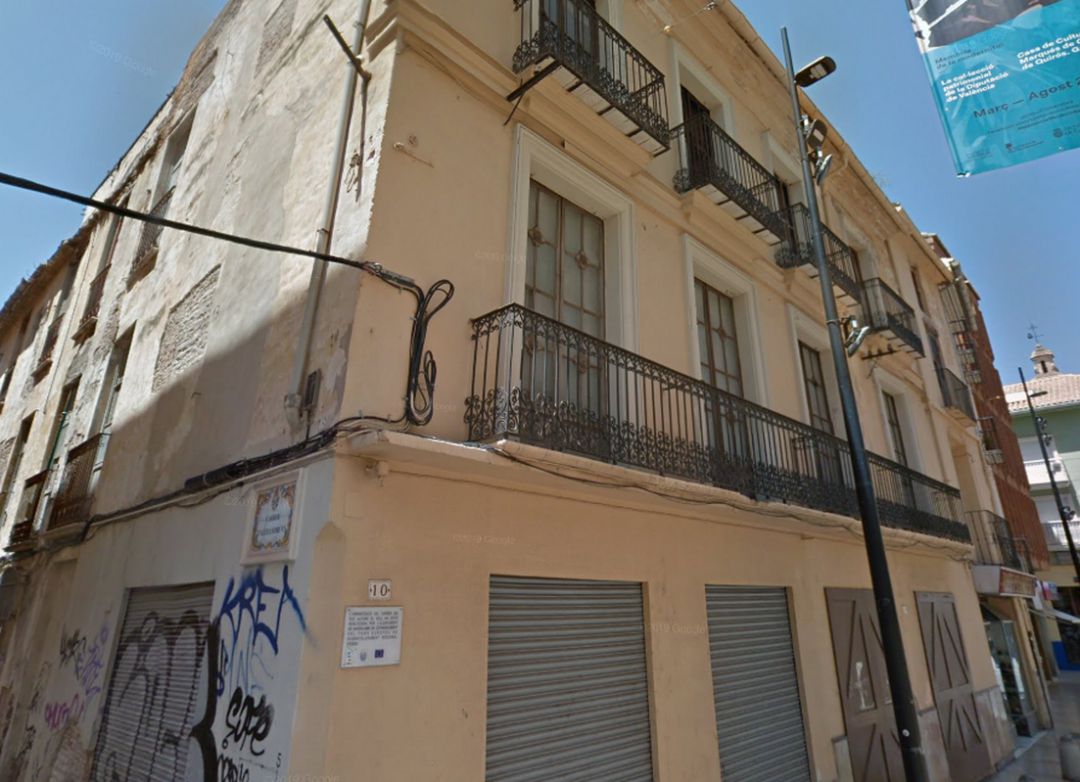 Edificio declarado en ruina en el centro de Gandia Edificio declarado en ruina en el centro de Gandia