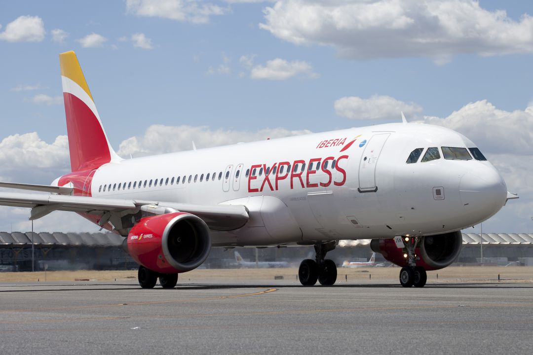 Imagen de uno de los aviones de la compañía Iberia. Imagen de uno de los aviones de la compañía Iberia.