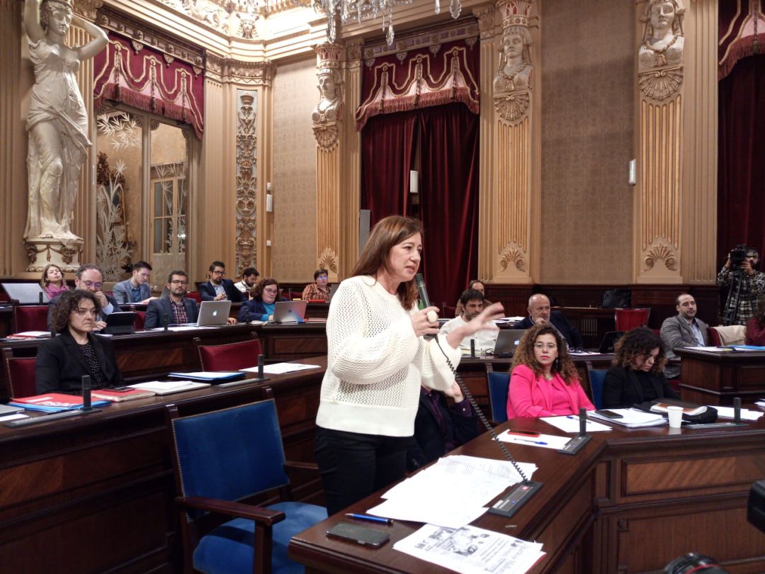 Francina Armengol, presidenta del Govern. Francina Armengol, presidenta del Govern.