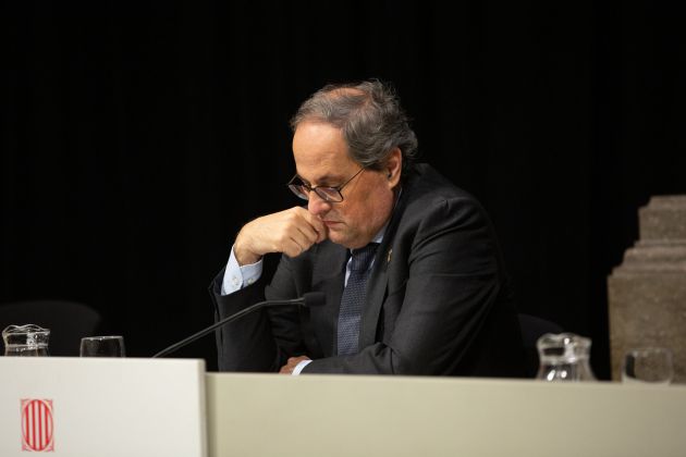El president de la Generalitat, Quim Torra El president de la Generalitat, Quim Torra
