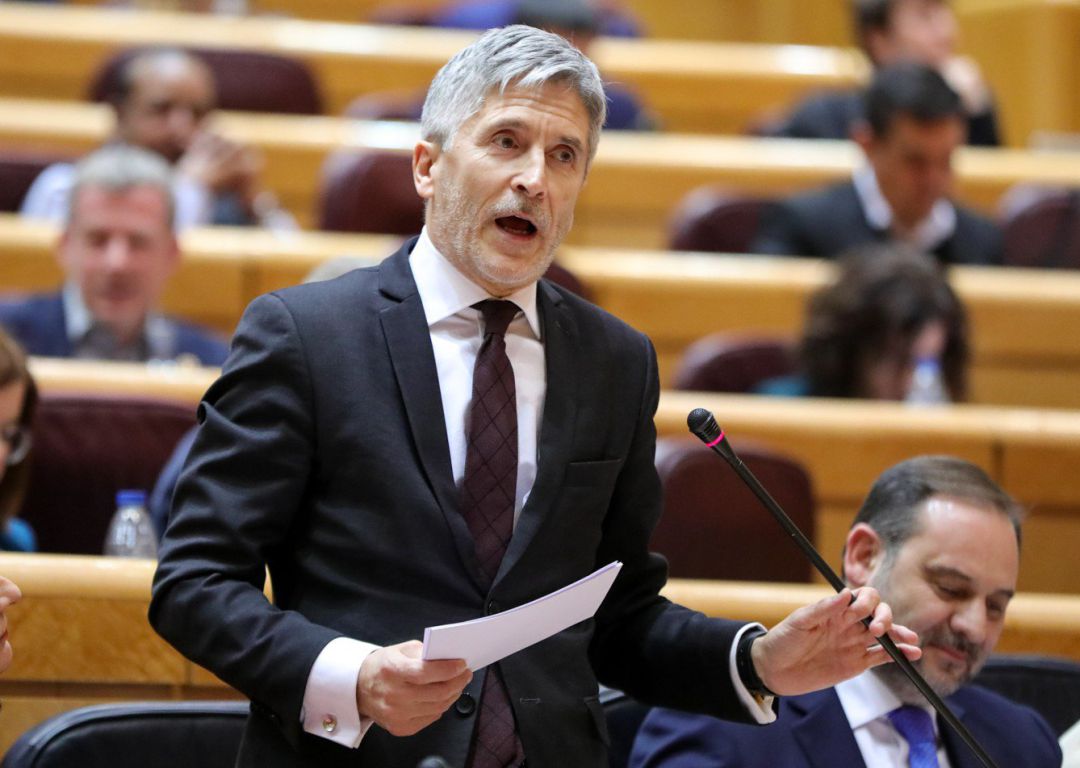 El ministro del Interior, Fernando Grande-Marlaska El ministro del Interior, Fernando Grande-Marlaska