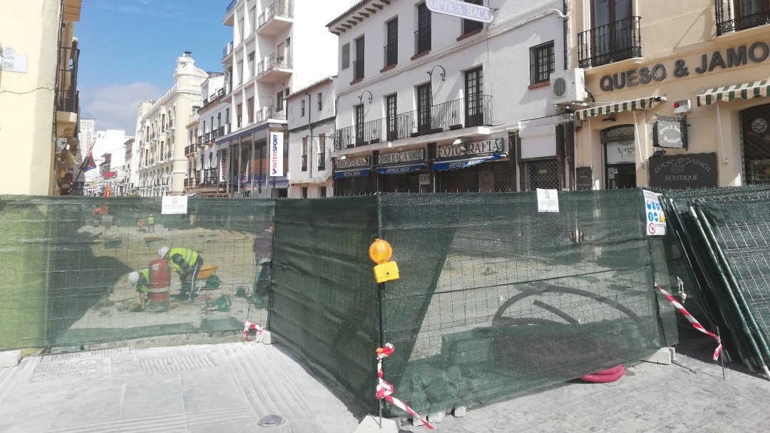 Apymer desmiente al Ayuntamiento de Ronda: "las obras no estaban consensuadas con los comerciantes"