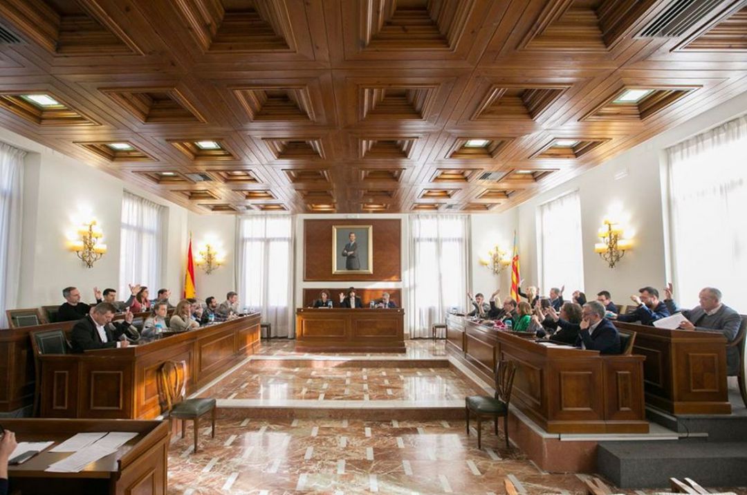 Sesión plenaria del Ajuntament de Gandia Sesión plenaria del Ajuntament de Gandia