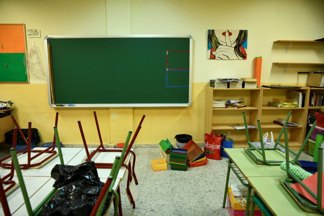 Aula de un colegio de Educación Infantil y Primaria Aula de un colegio de Educación Infantil y Primaria