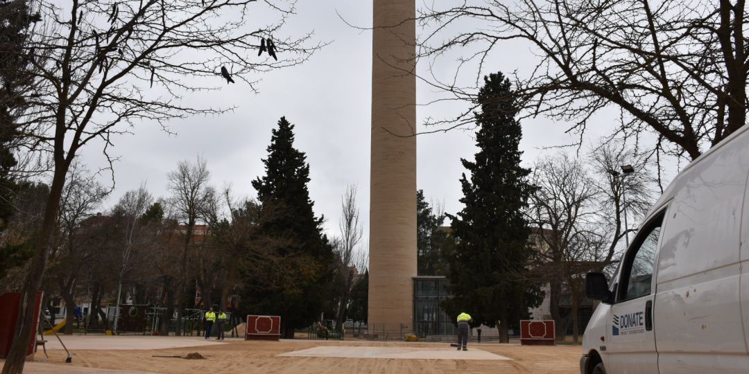 Imagen de los trabajos de recuperación en la Fiesta del árbol Imagen de los trabajos de recuperación en la Fiesta del árbol