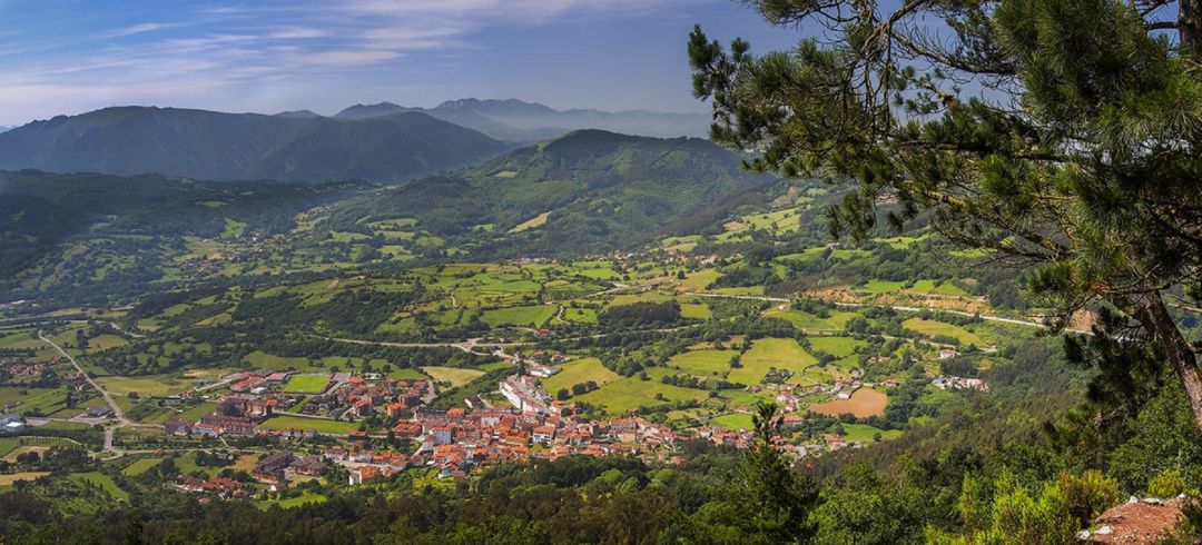 Panorámica de la capital del concejo que visitamos esta semana Panorámica de la capital del concejo que visitamos esta semana